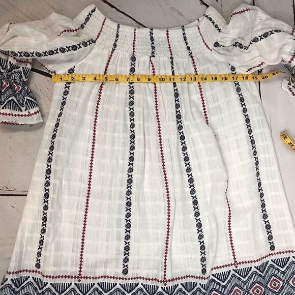 Paper Heart Striped Boho Tunic dress Size Medium - Picture 7 of 8